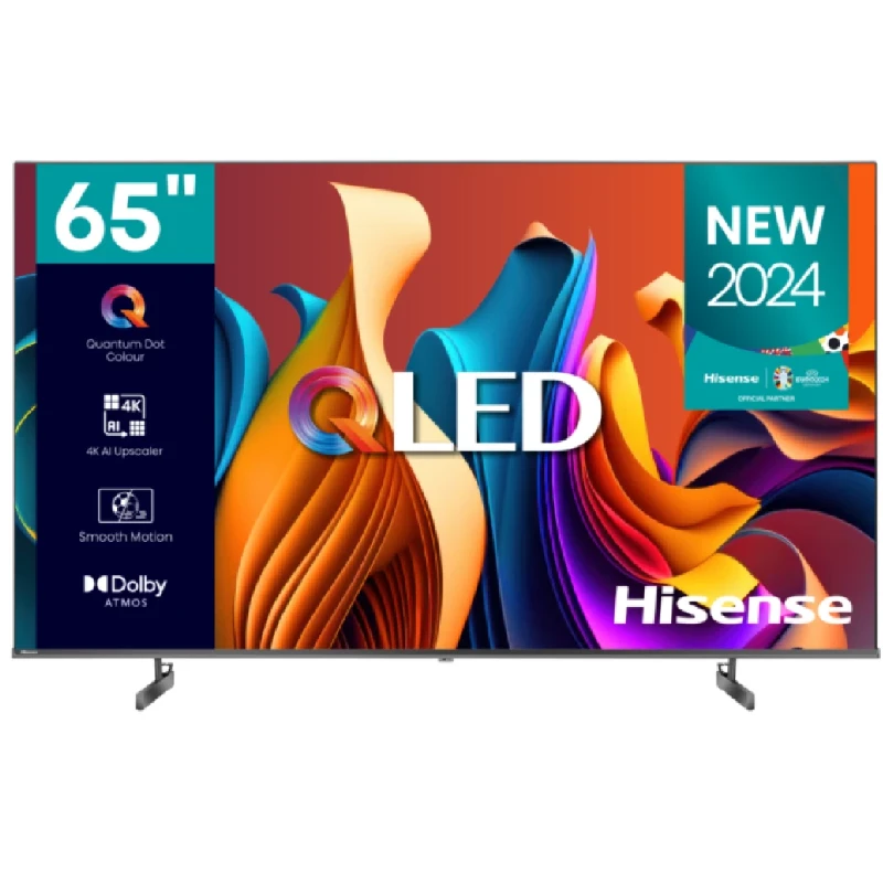 Hisense 65 Inch QLED, Q6 Series, UHD 4K 65Q6N Smart VIDAA TV (2024) Photo 4 - CLEVSHOP Kampala Uganda