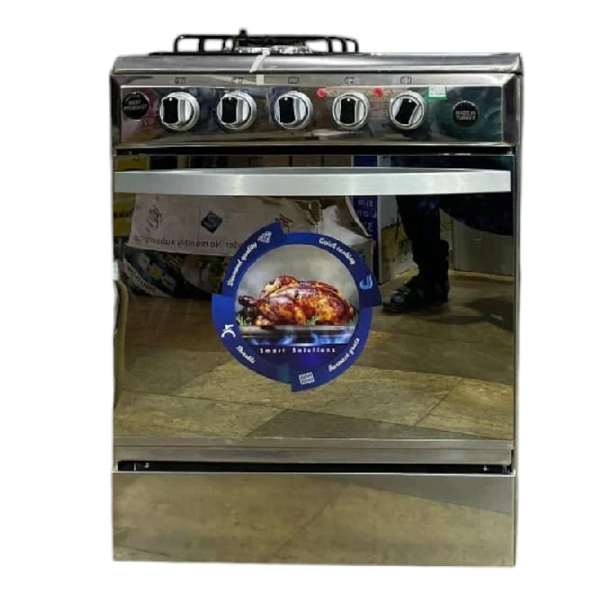 Besto 3 Gas + 1 Electric Cooker with Gas Oven (60X60cm) – Silver