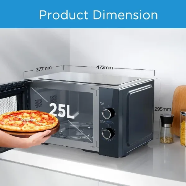 Midea 25L Solo Microwave Oven Photo 5 - CLEVSHOP Kampala Uganda